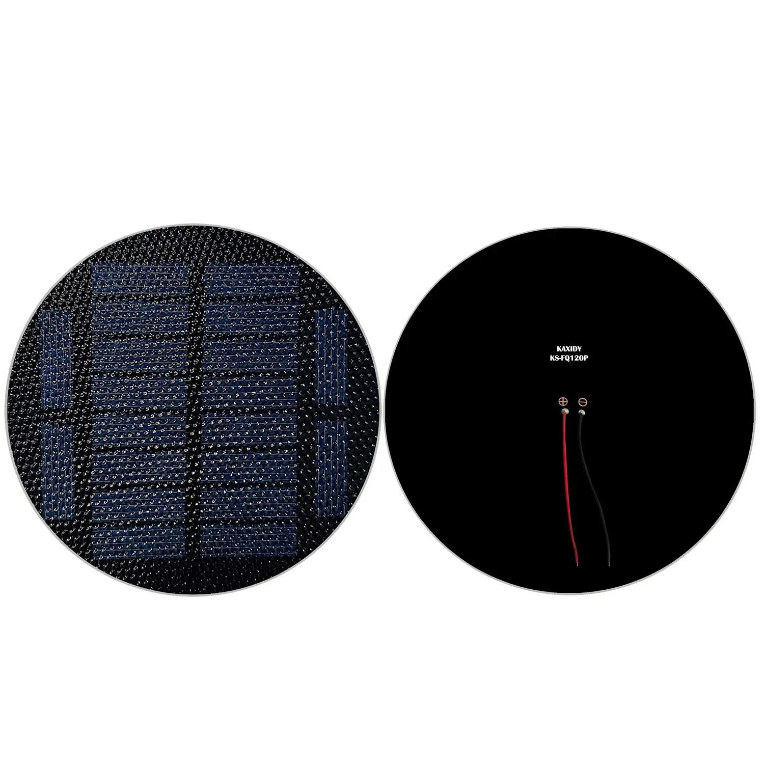  2W paneles solares circulare