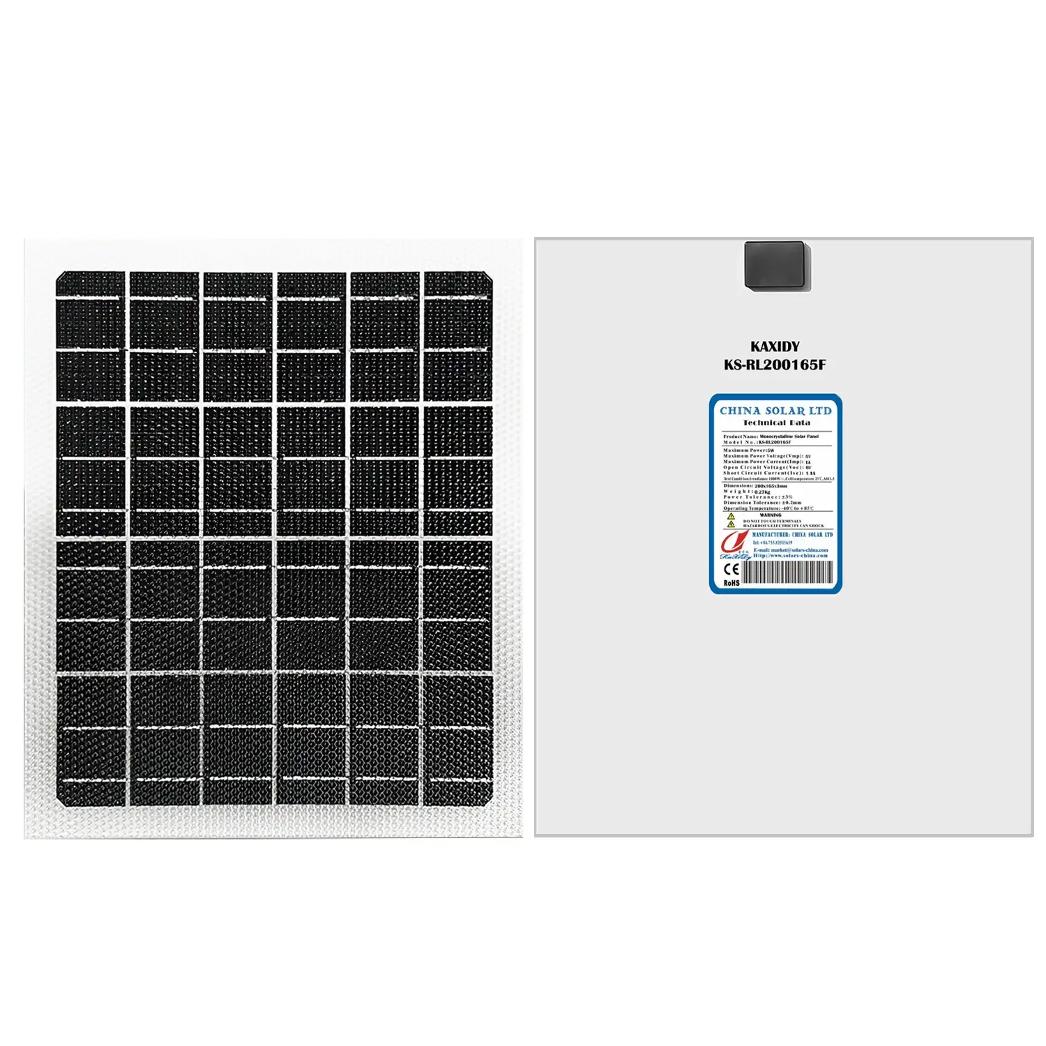 paneles solares 5W