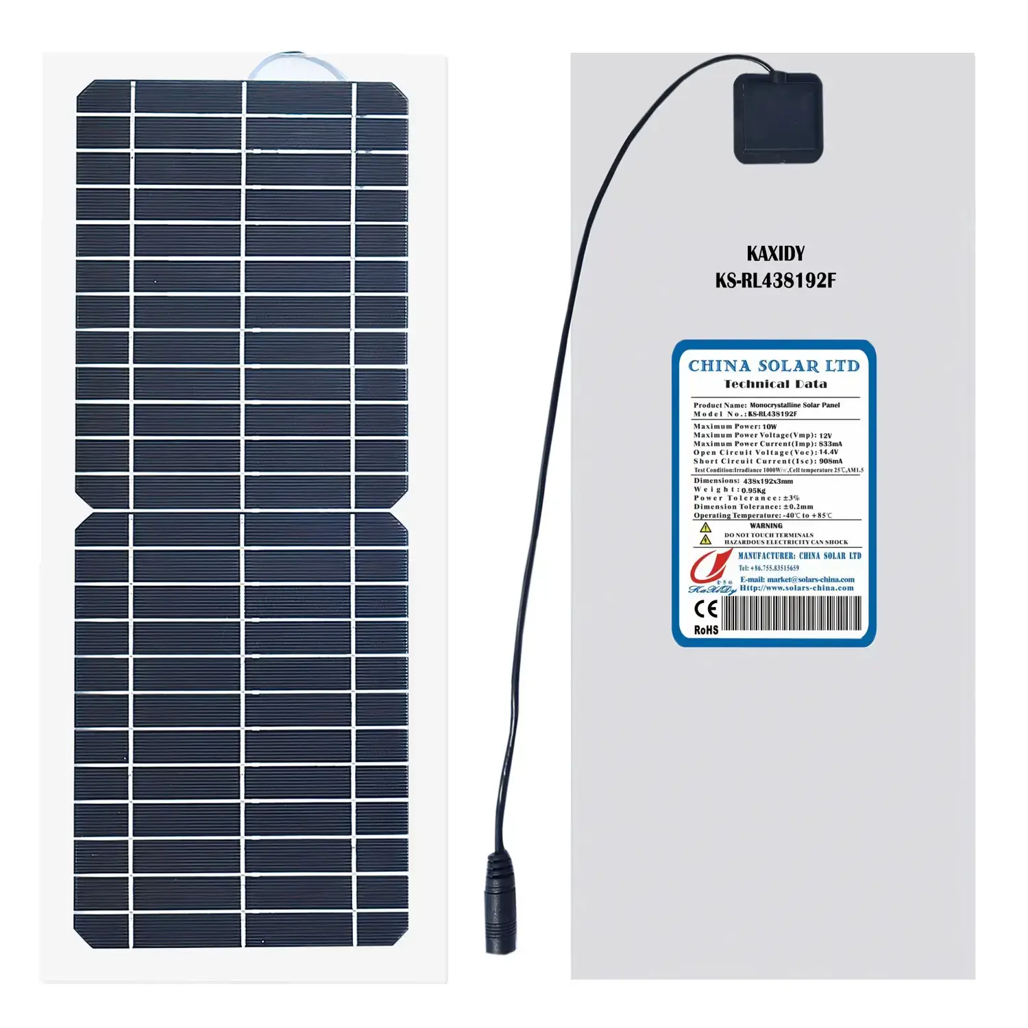 paneles solares flexibles 10W