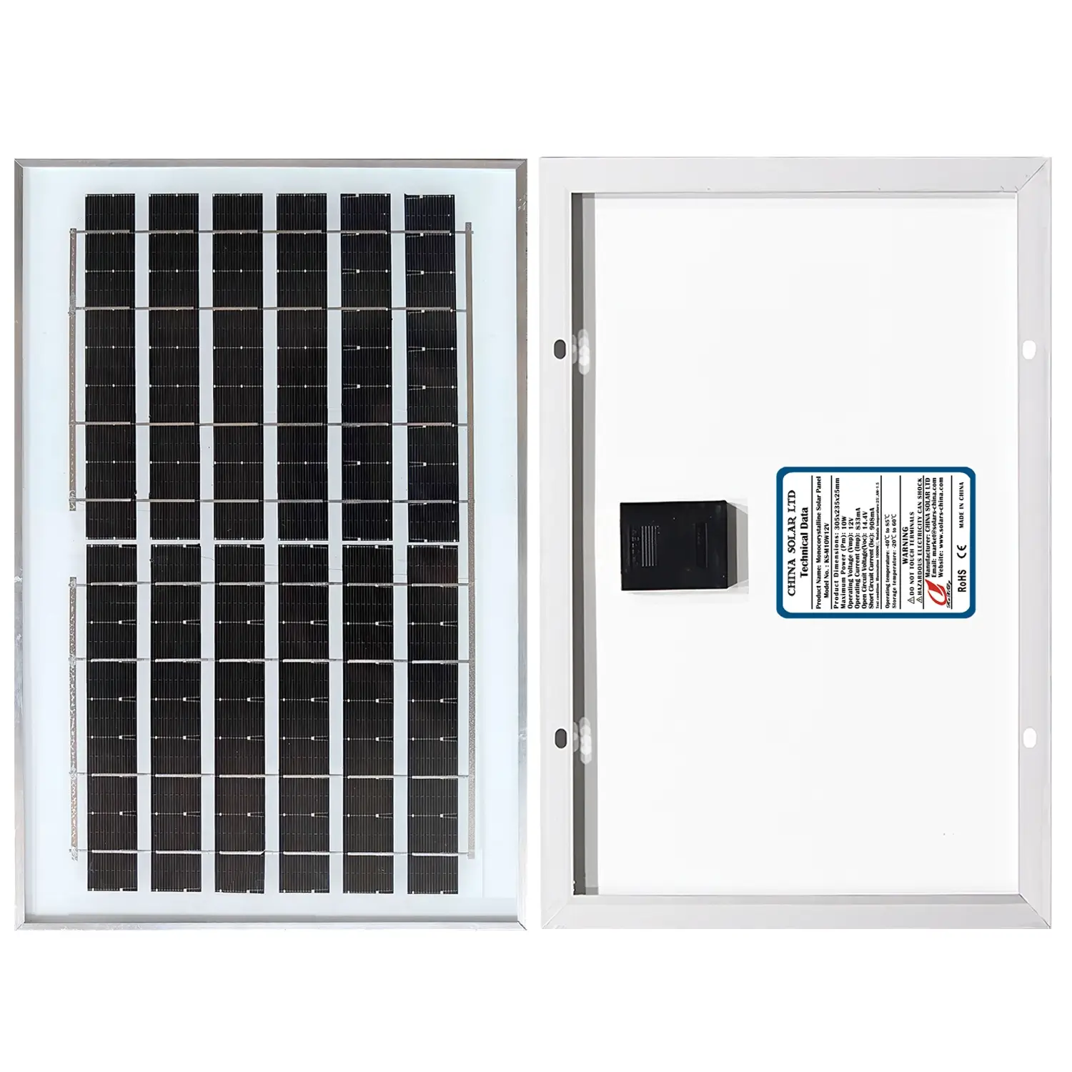 paneles solares 10W