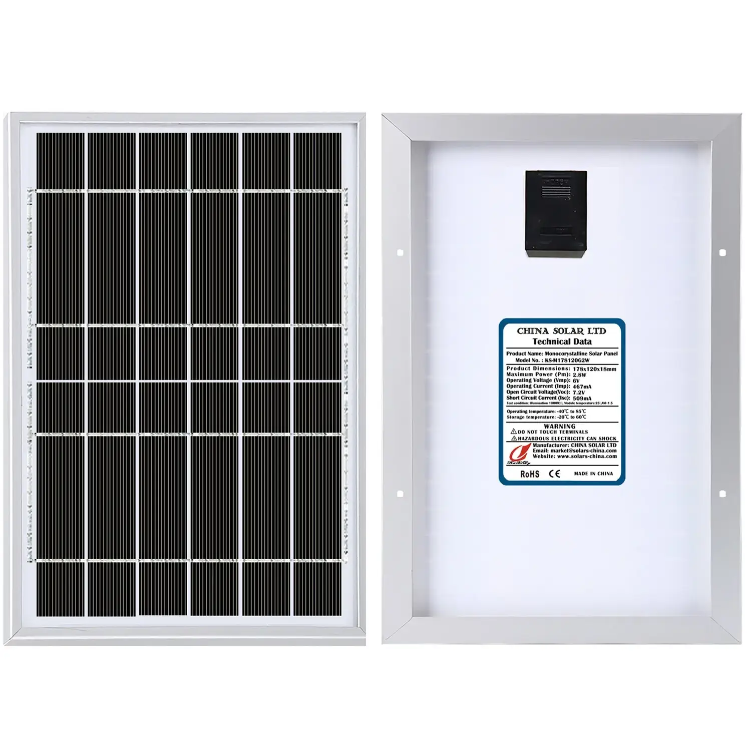3W Placa Solar Fotovoltaica