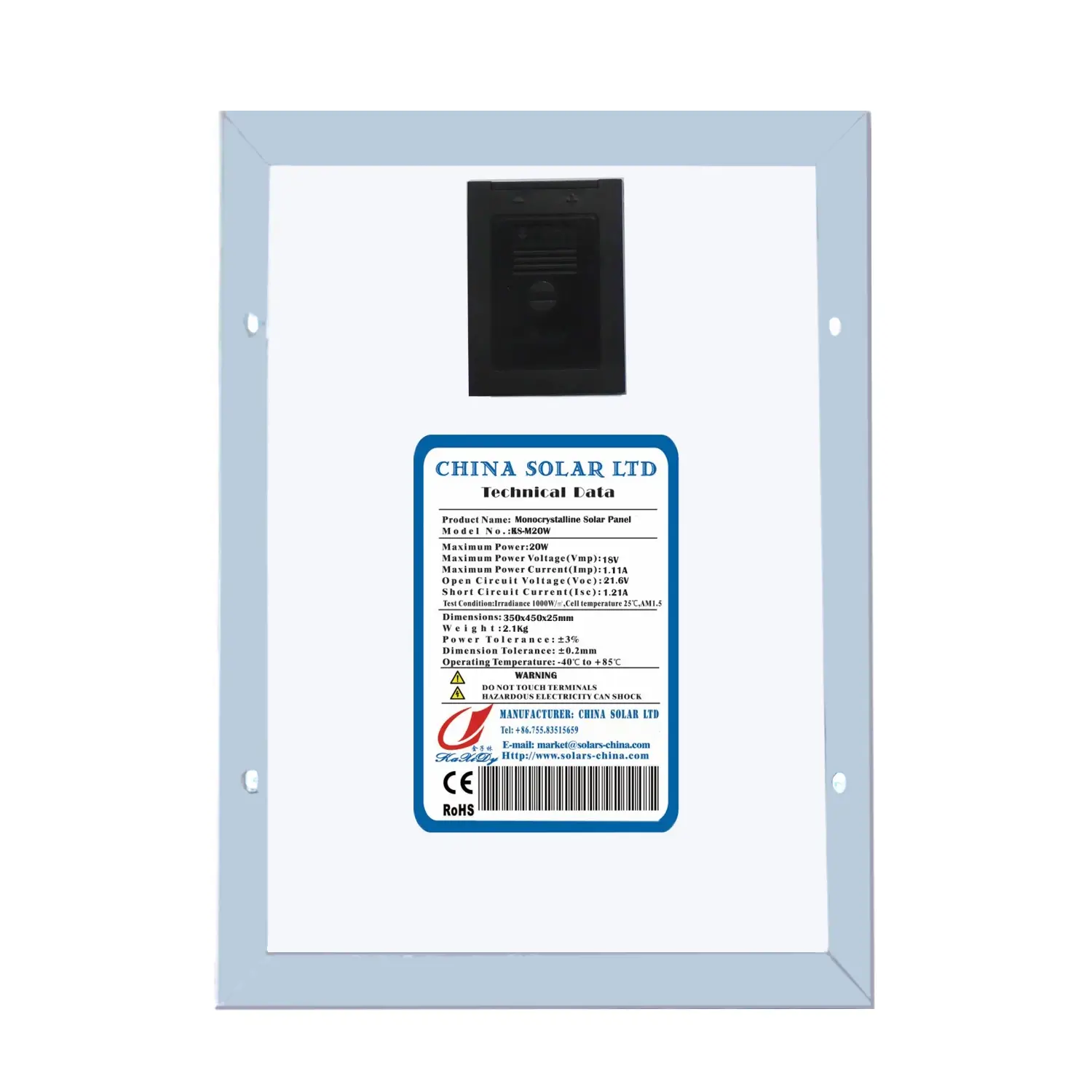 paneles solares 20W