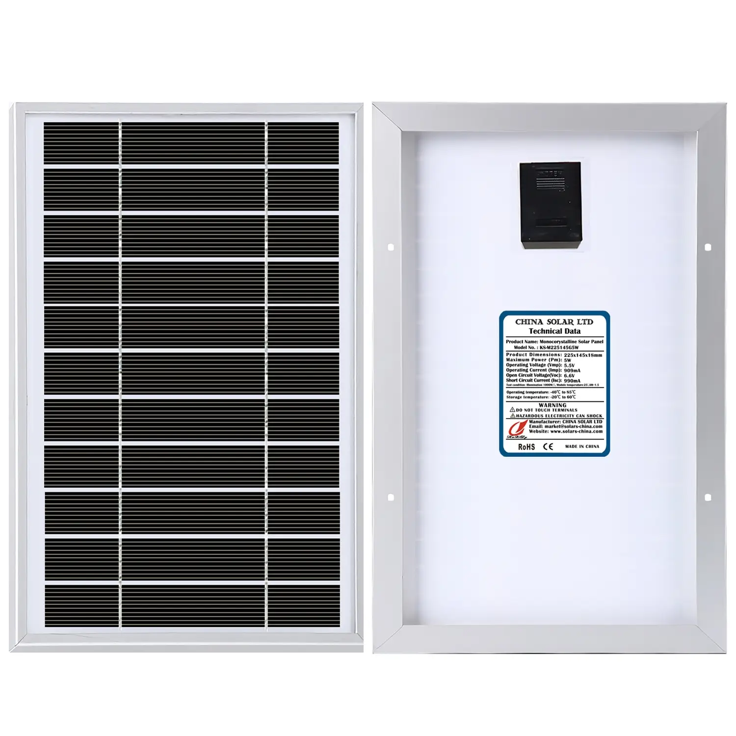 paneles solares 5W