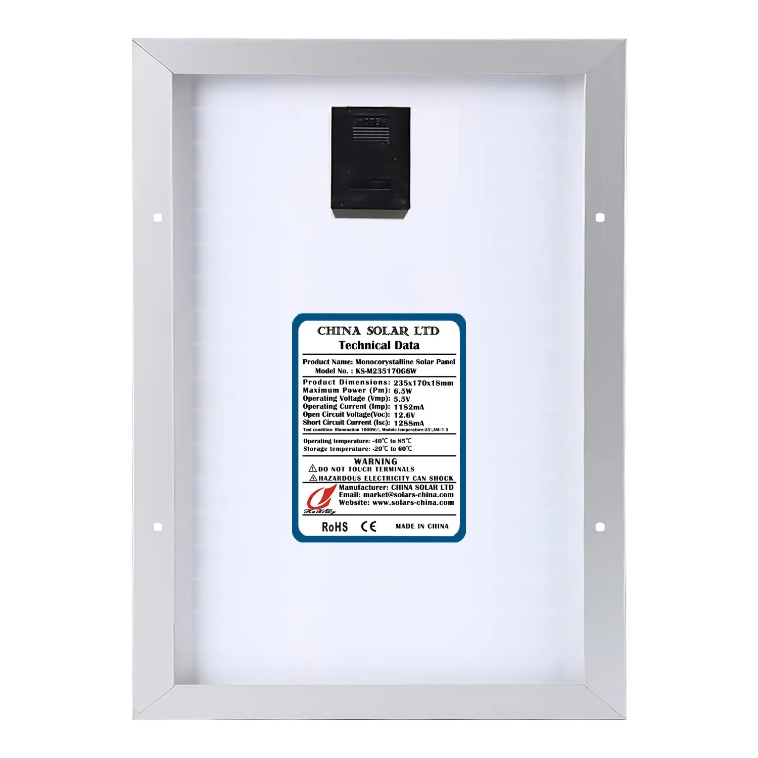 paneles solares 6W