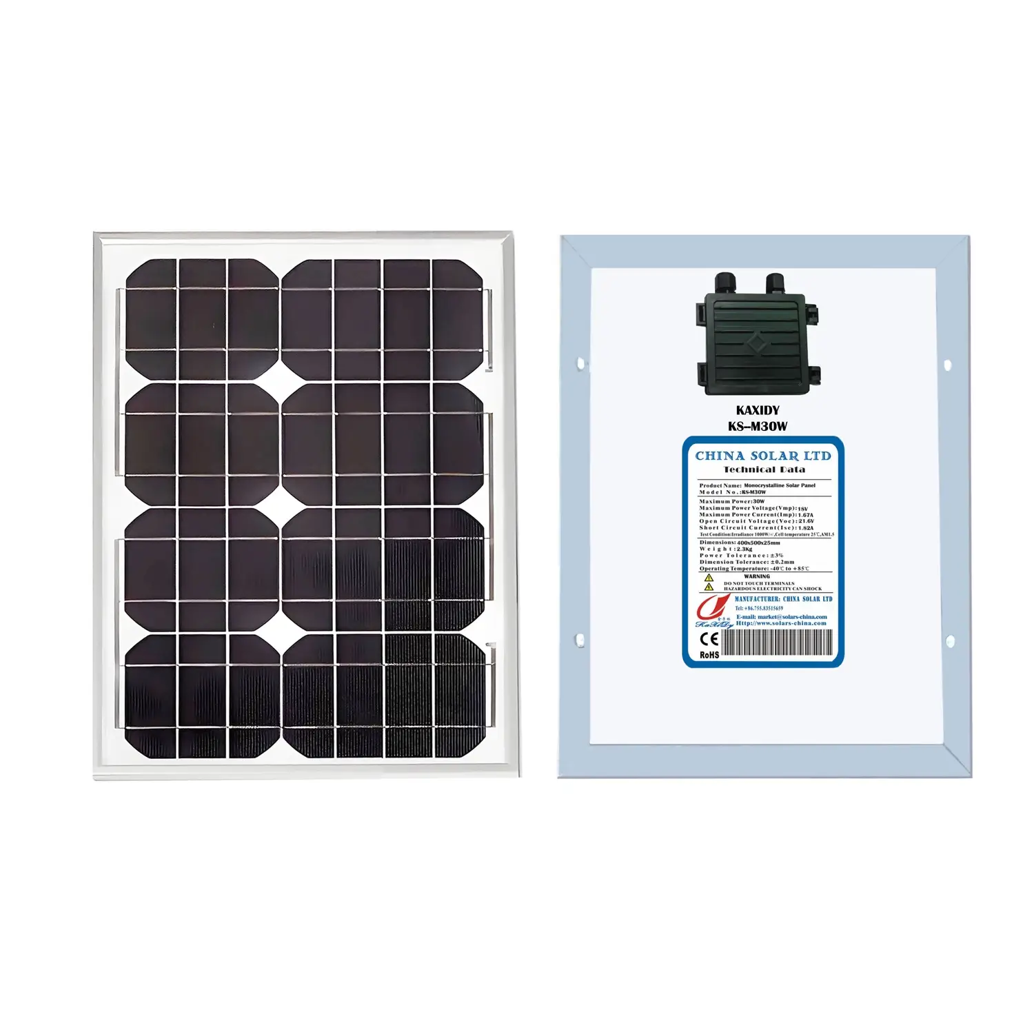 paneles solares 30W