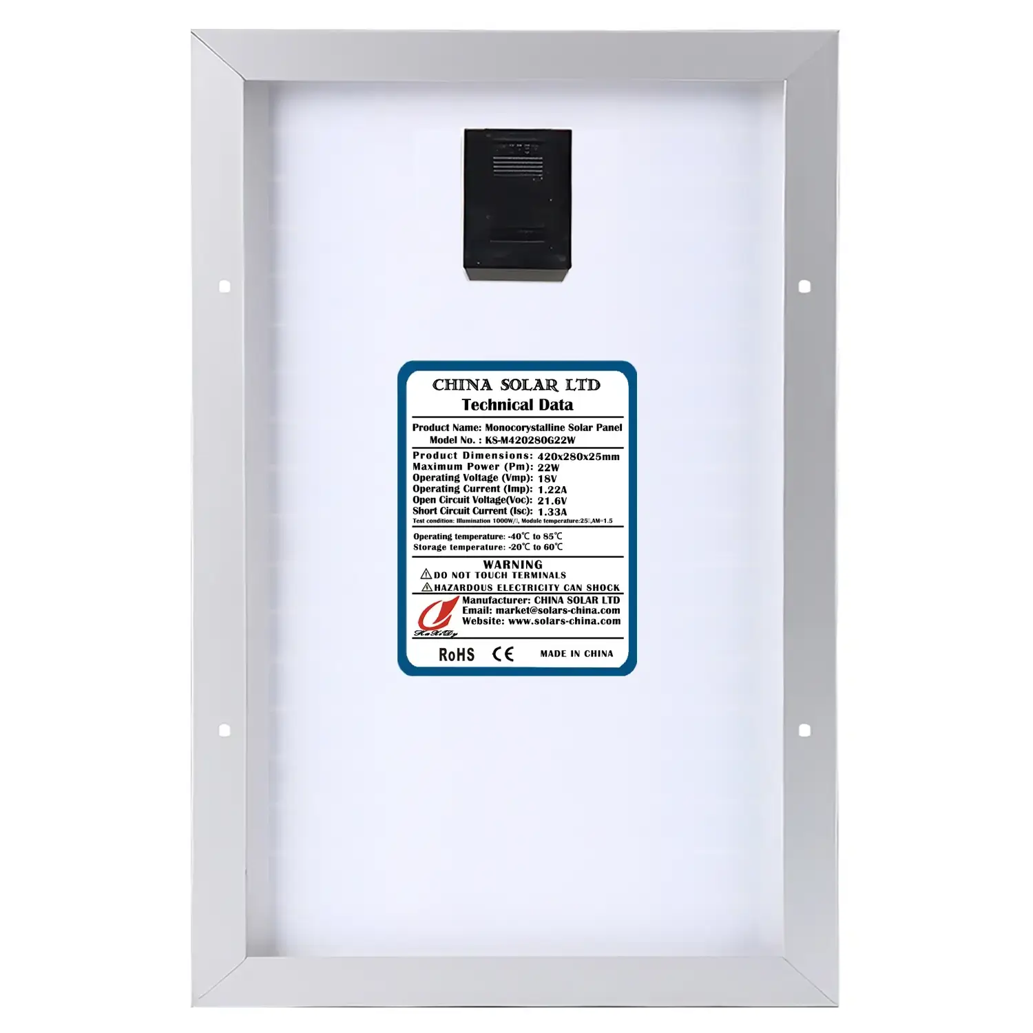 paneles solares 22W