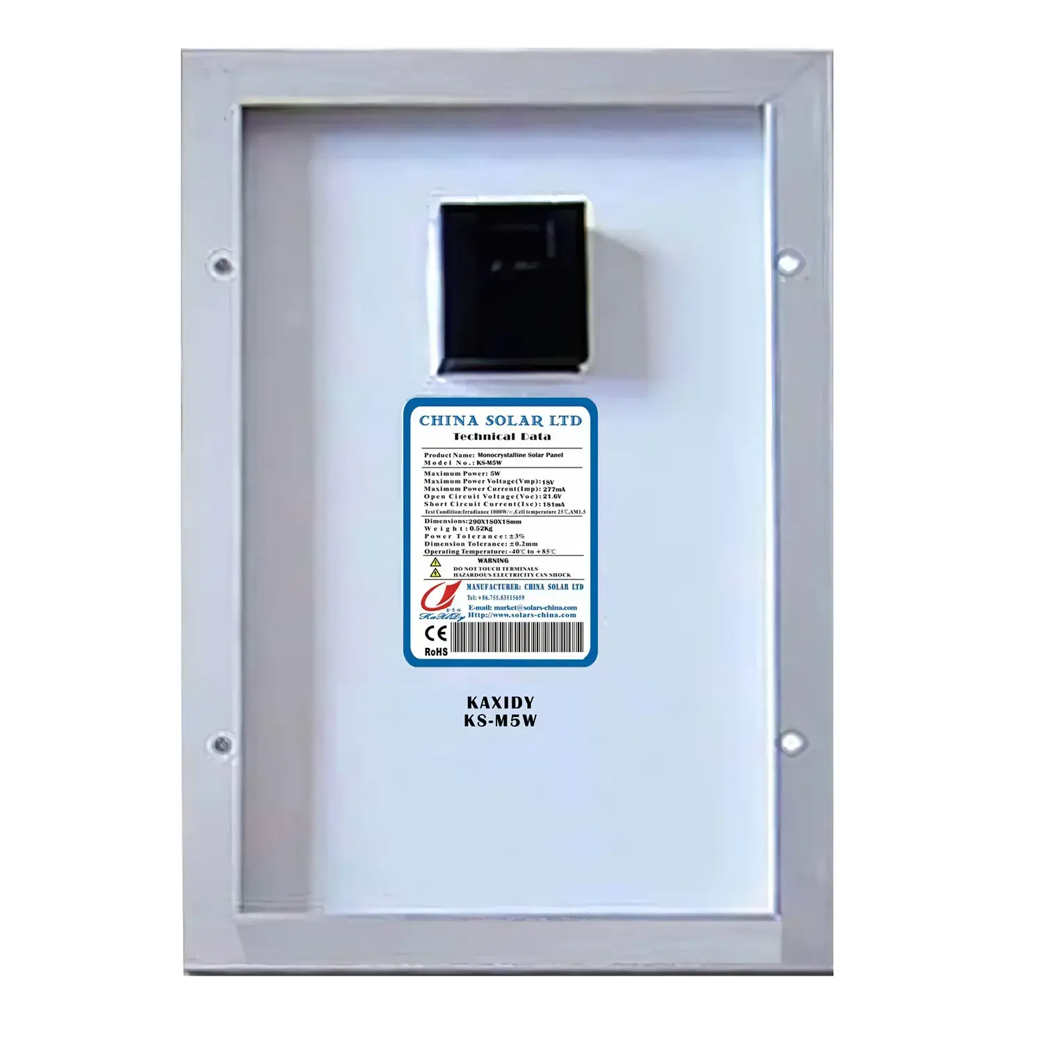 paneles solares 5W