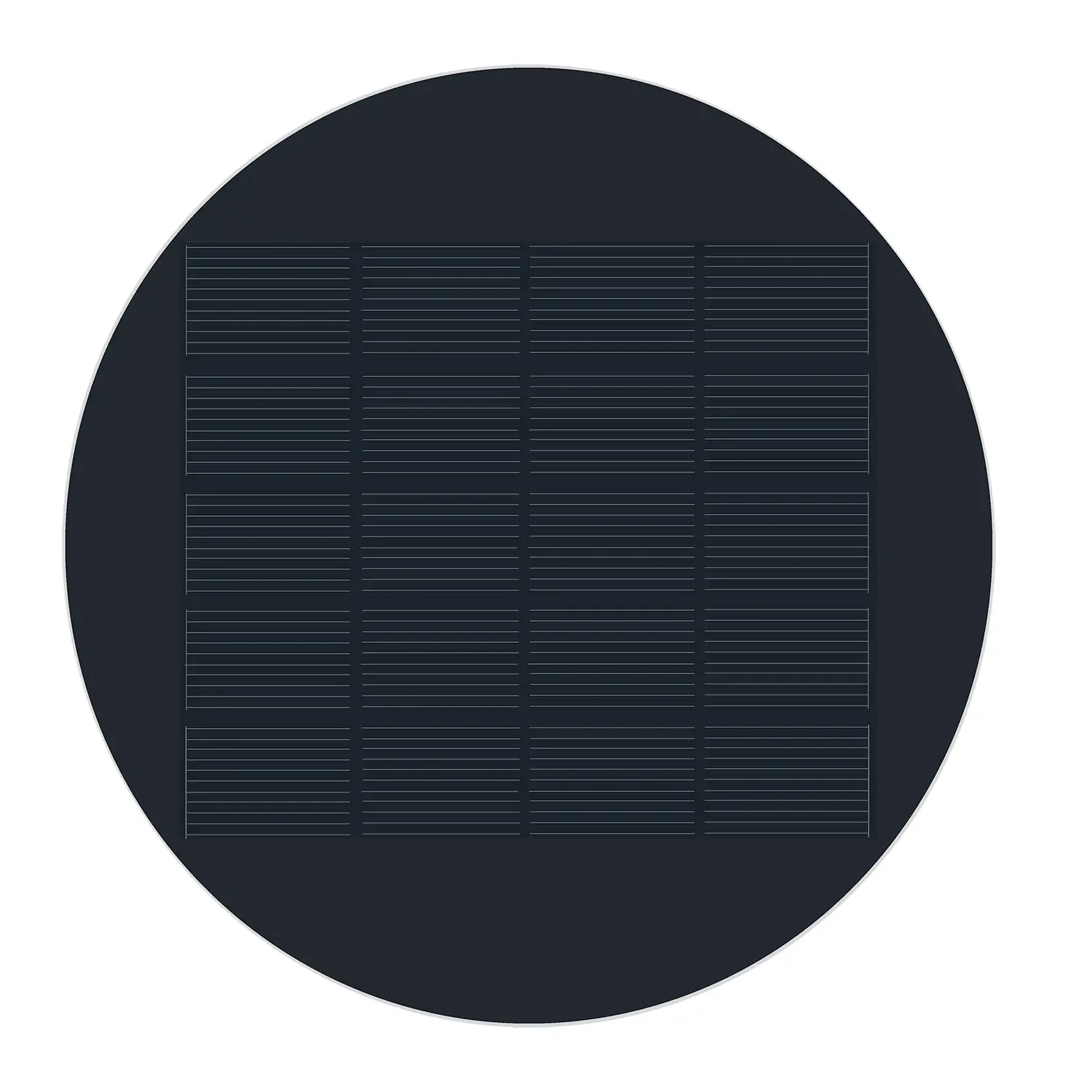 5V Paneles Solares Redondos