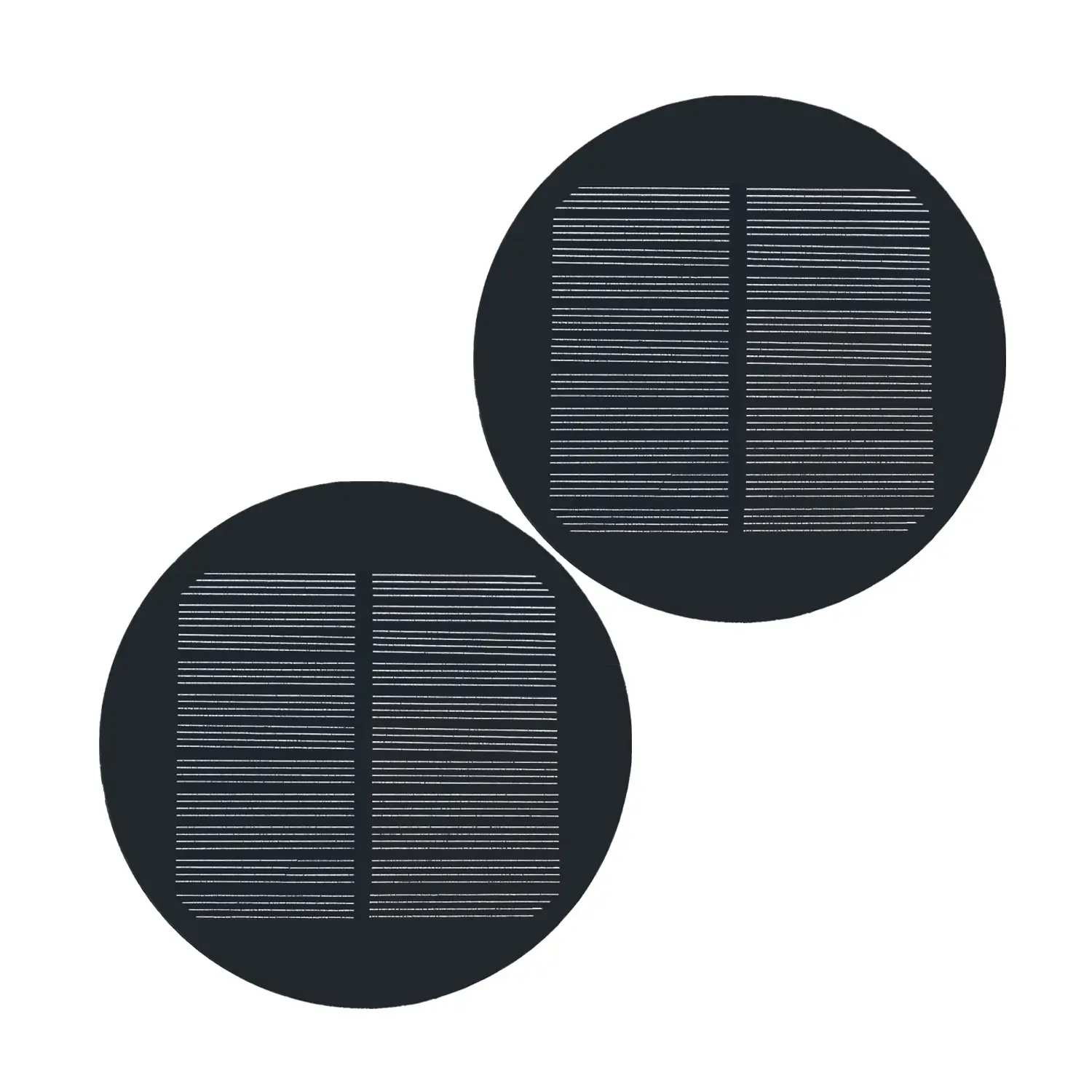 5,5V Paneles Solares Circulares