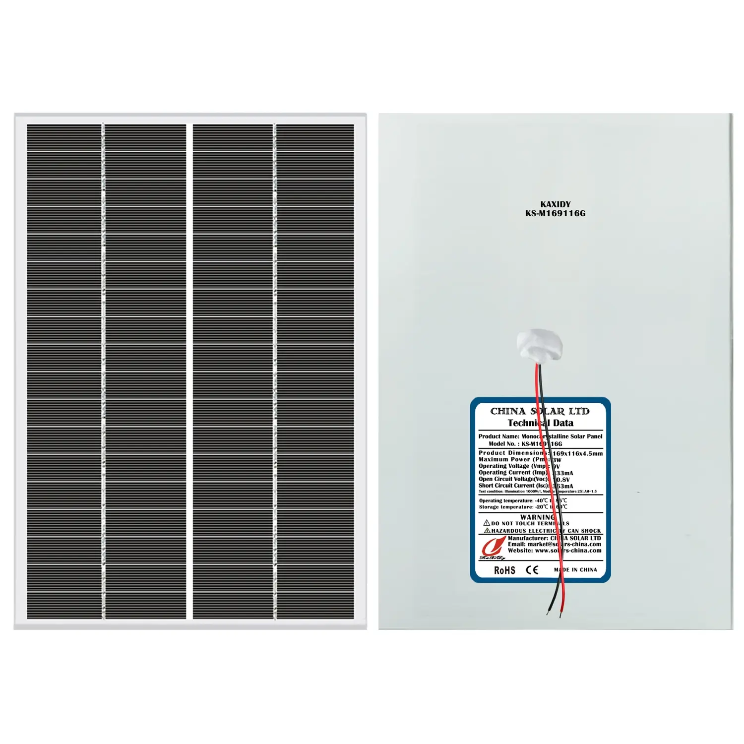 paneles solares 3W