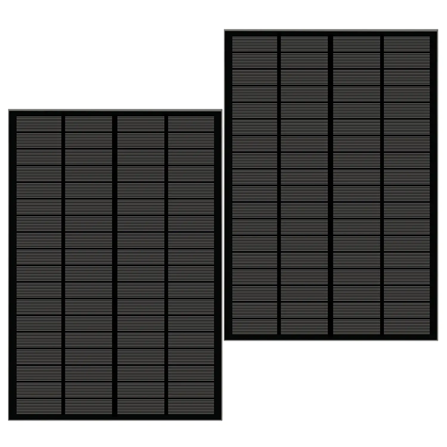 3W 9V paneles solares negro