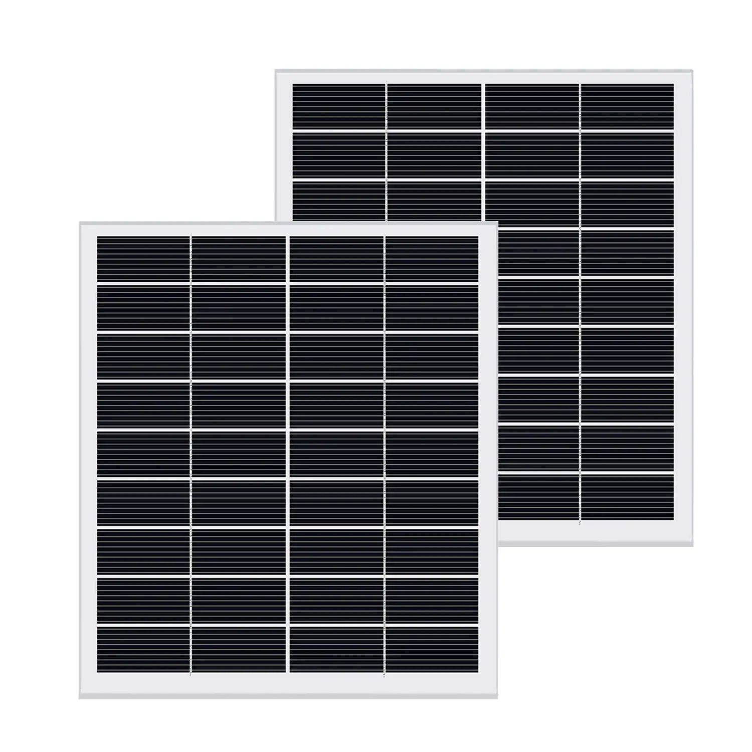 9V paneles solares negro