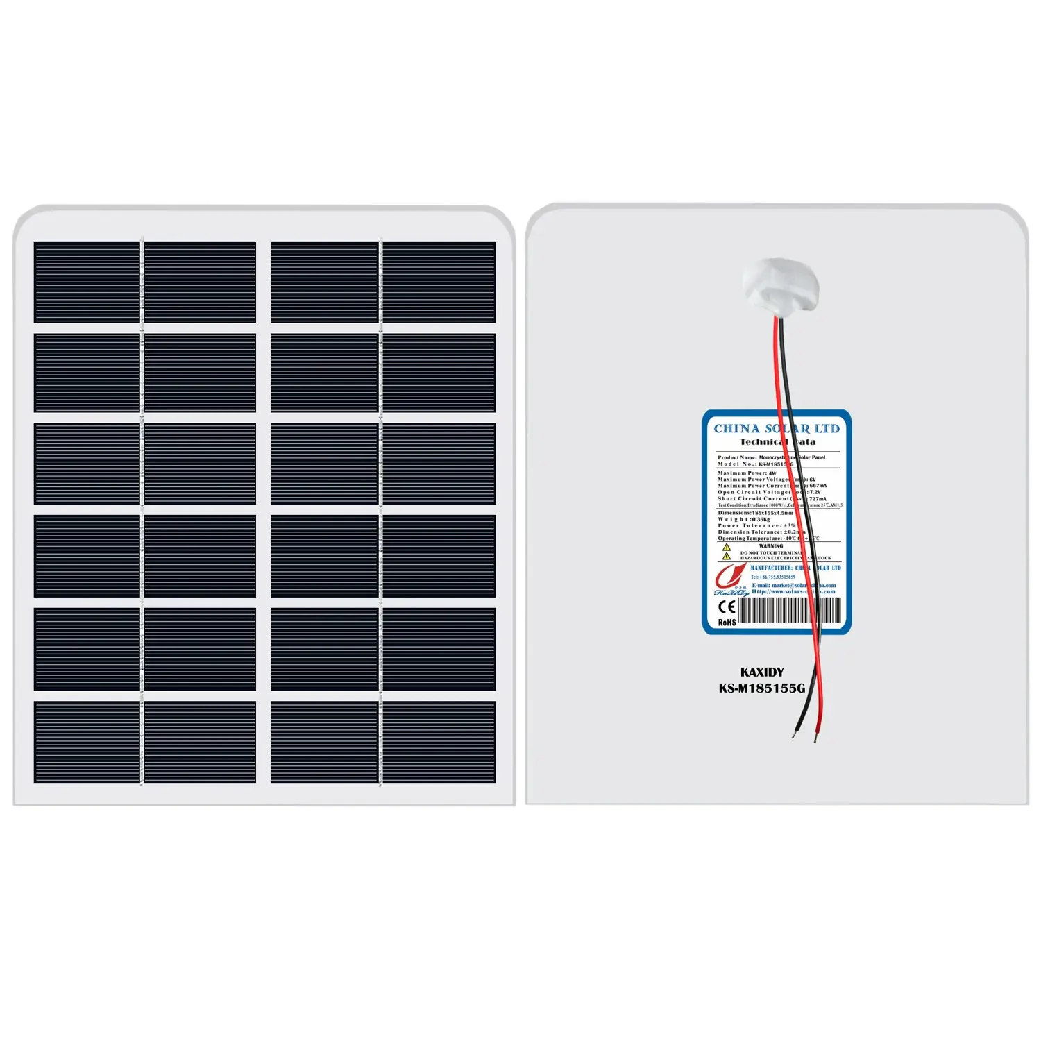 paneles solares 4W
