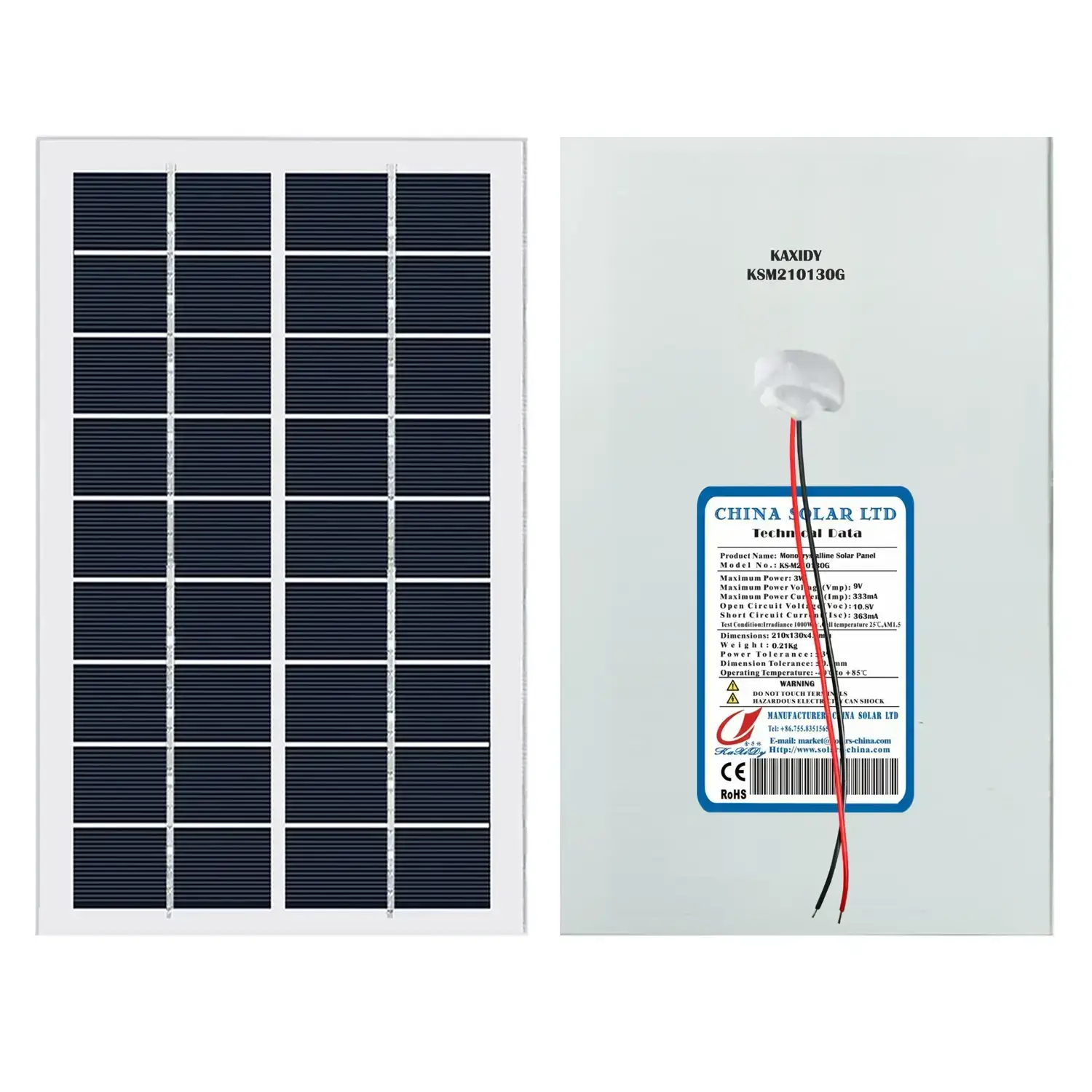paneles solares 3W