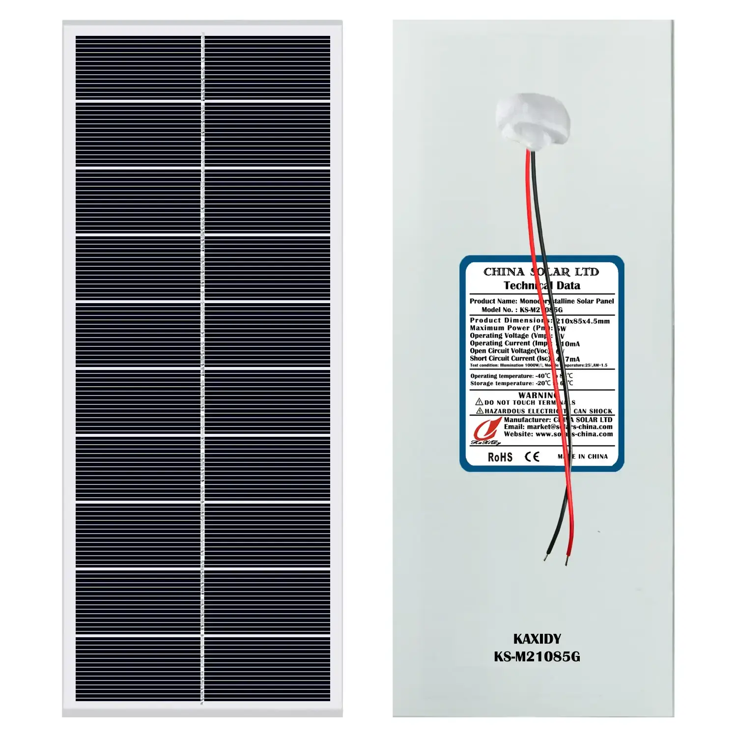 paneles solares 2W 5V