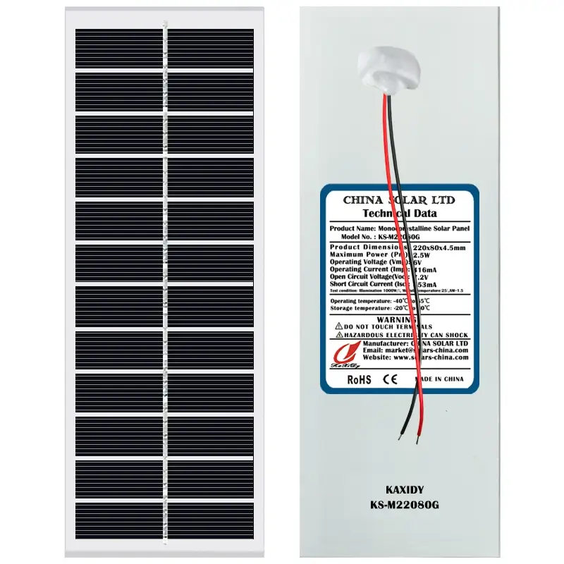 Paneles Solares 6V