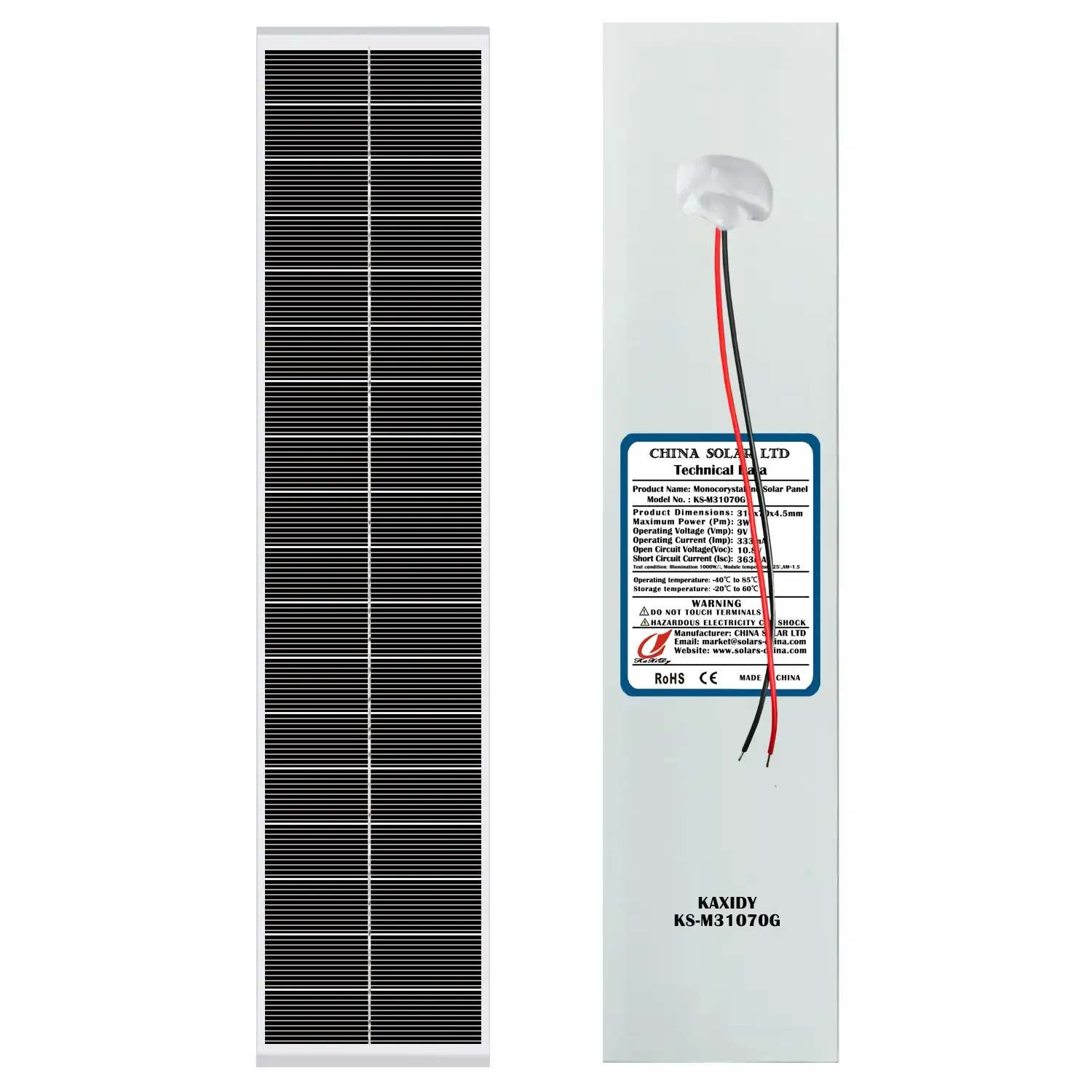 3W paneles solares