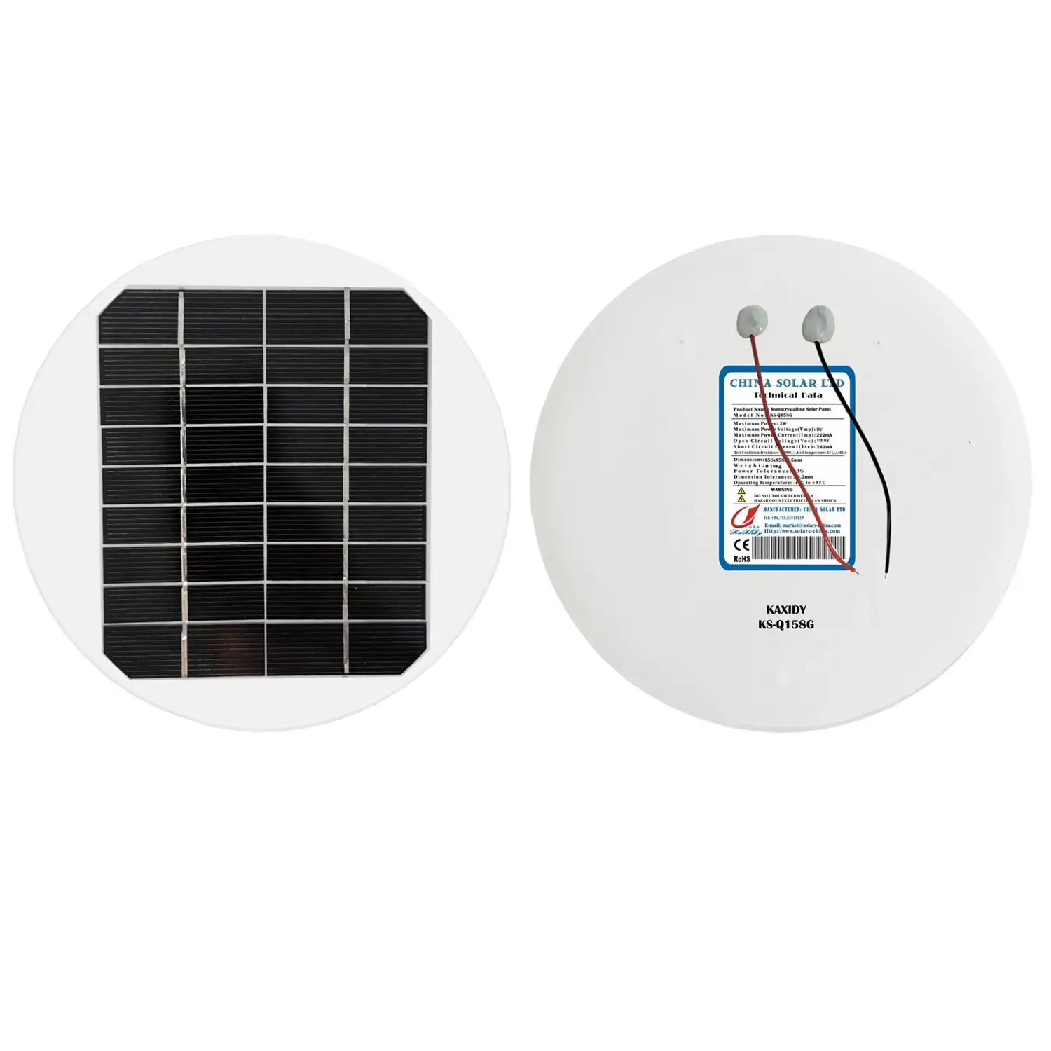 2W Paneles fotovoltaicos circulaire