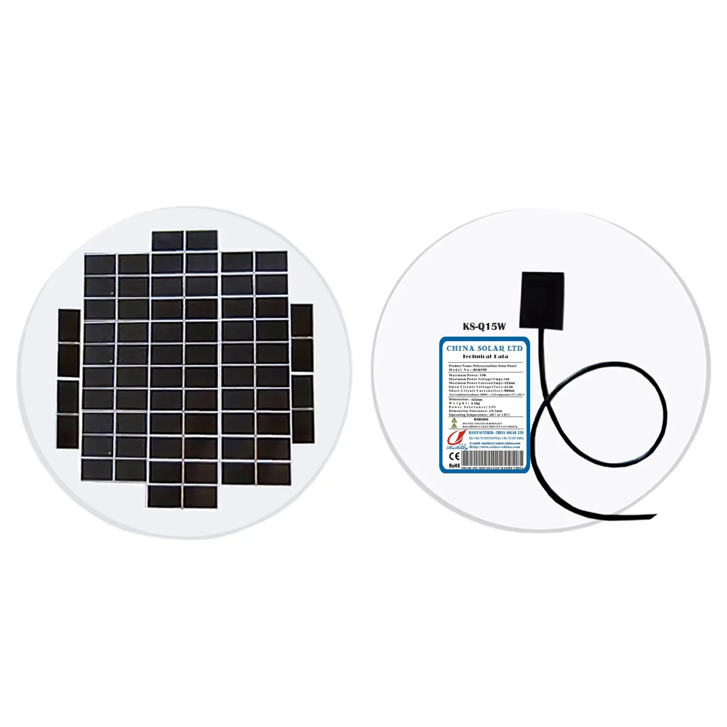 paneles solares circulare