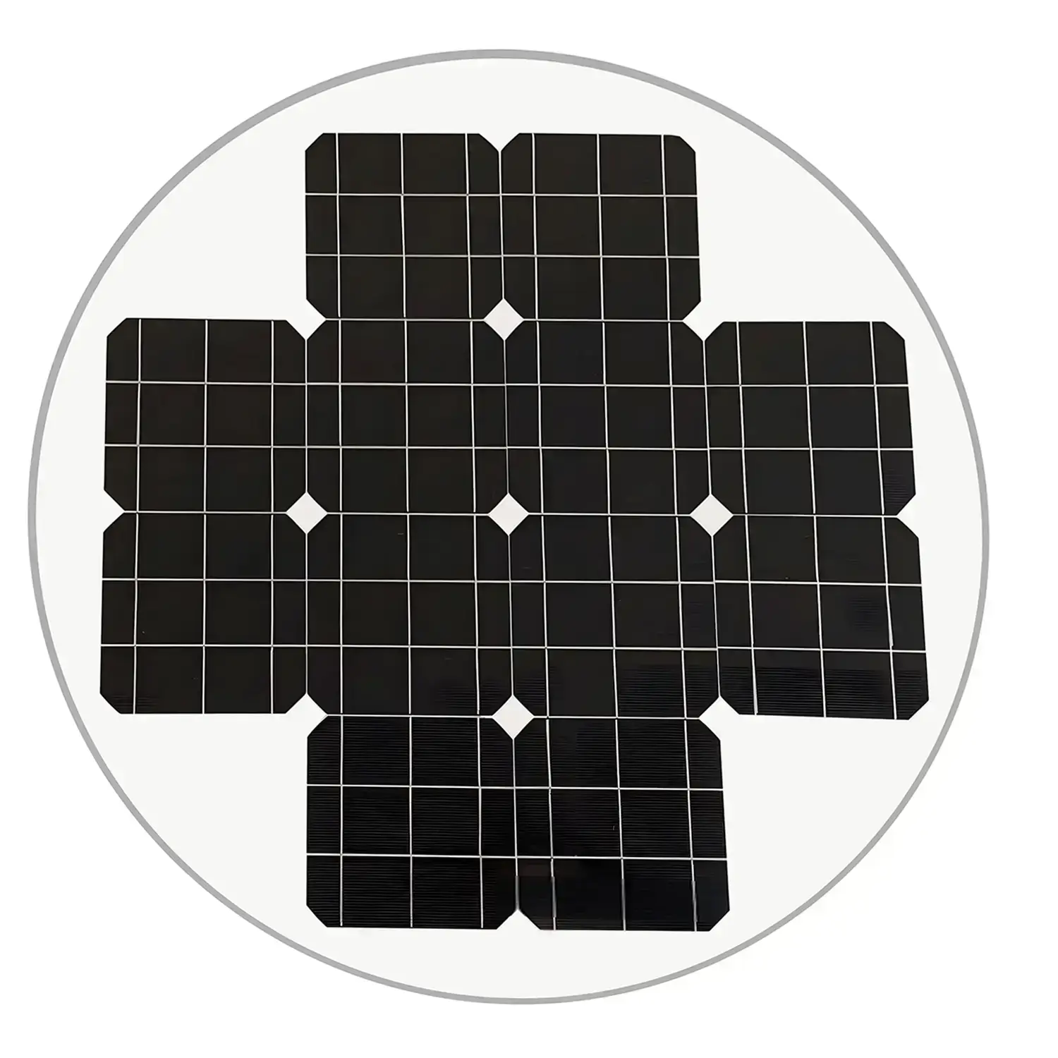 60W Paneles Solares Redondo