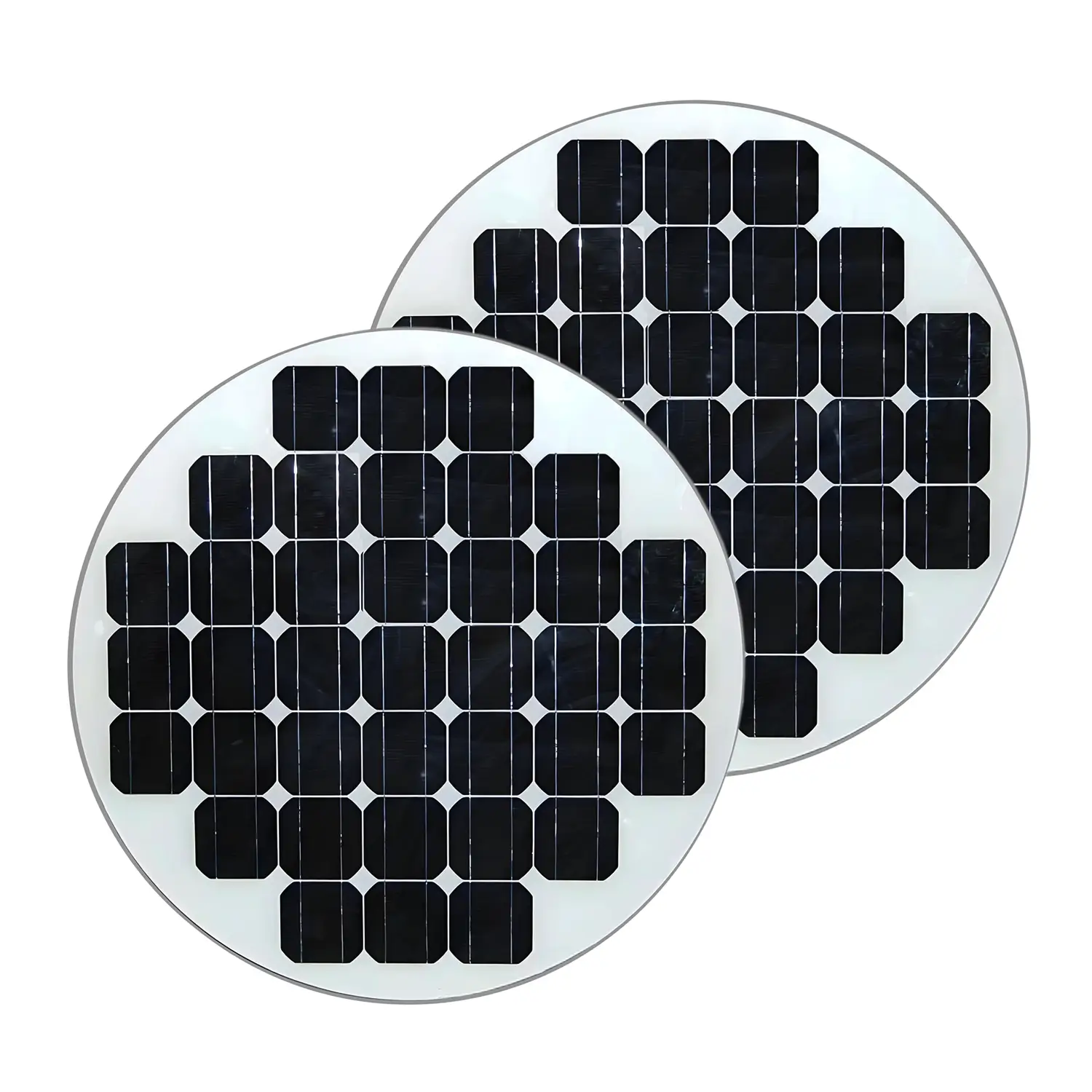 paneles solares redondo